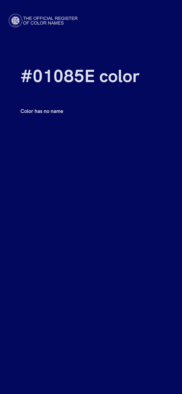 #01085E color image