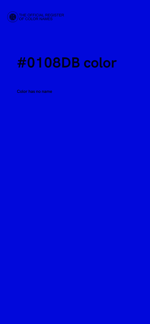 #0108DB color image