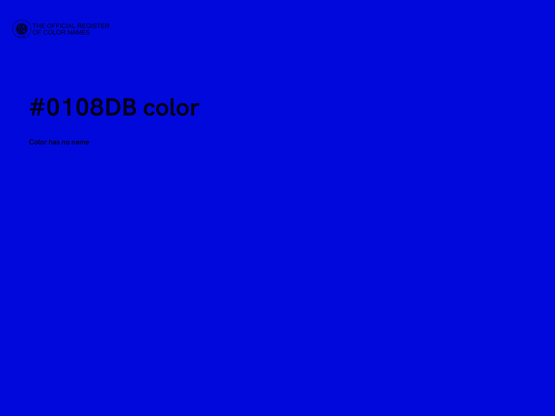 #0108DB color image