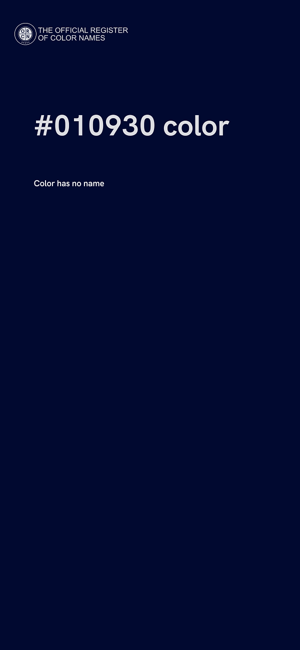 #010930 color image