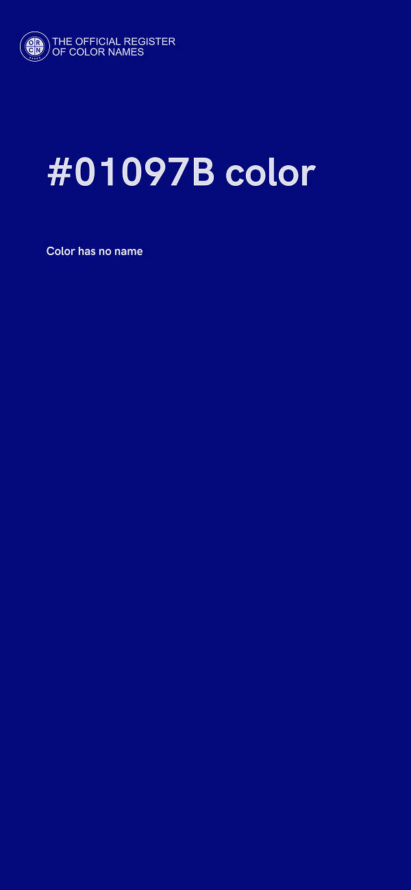 #01097B color image