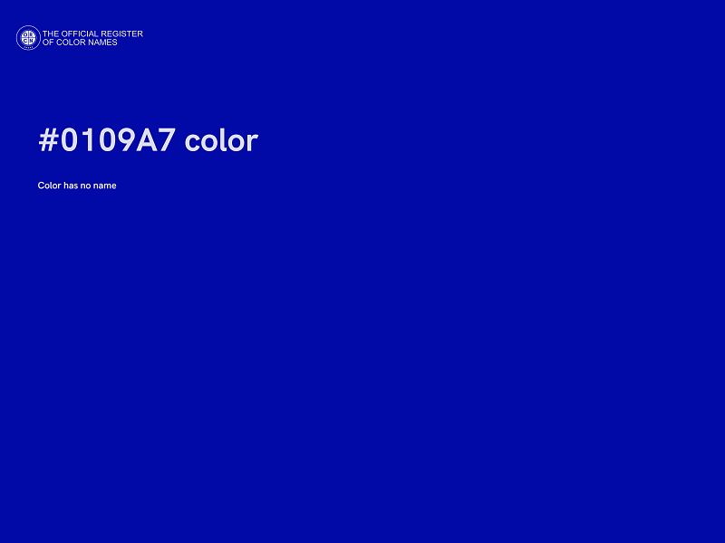 #0109A7 color image