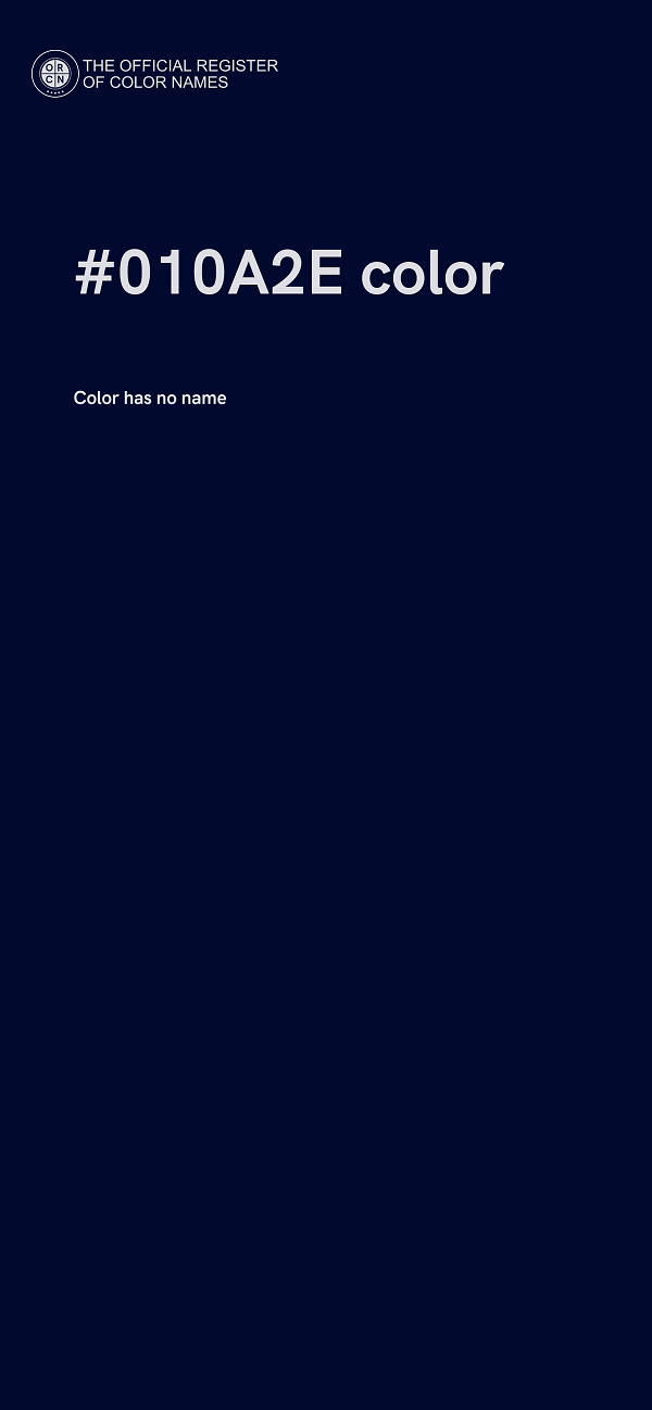 #010A2E color image