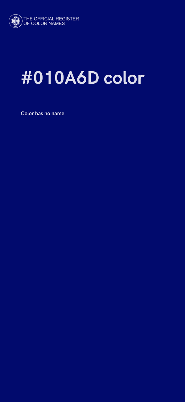 #010A6D color image
