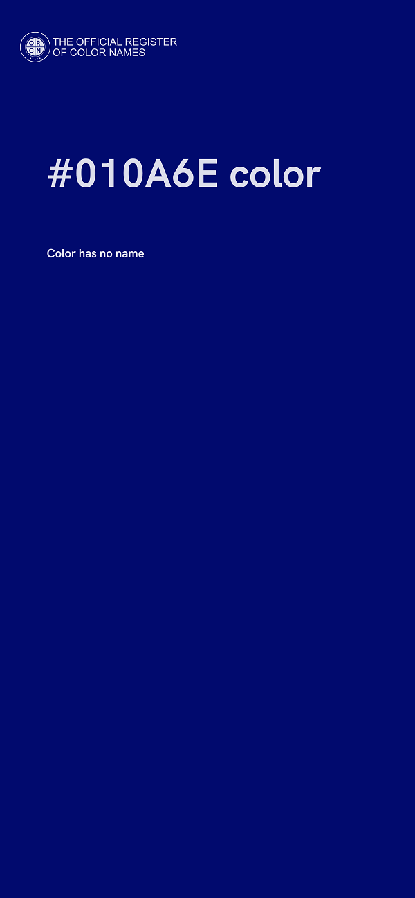 #010A6E color image