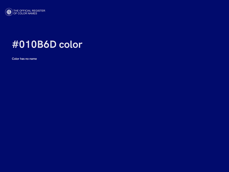 #010B6D color image