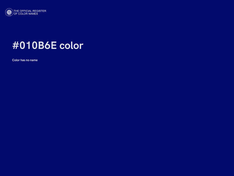 #010B6E color image