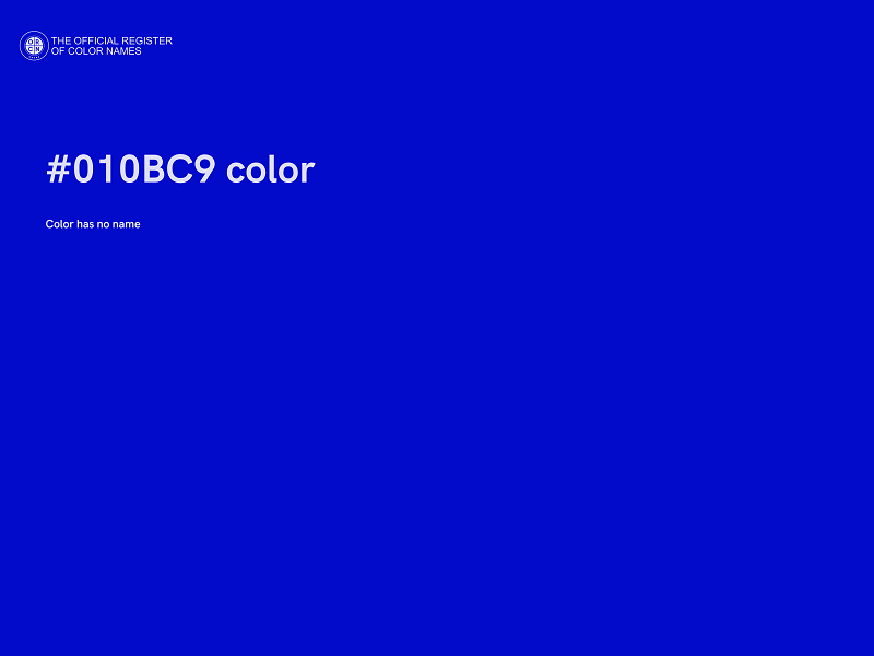 #010BC9 color image