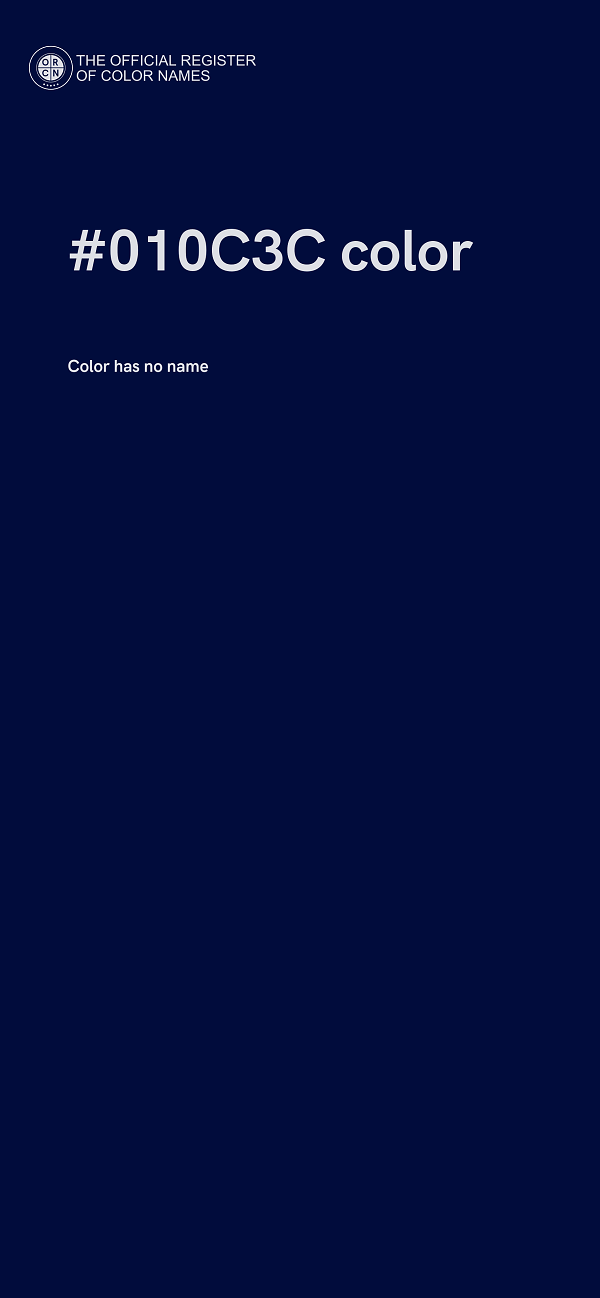 #010C3C color image
