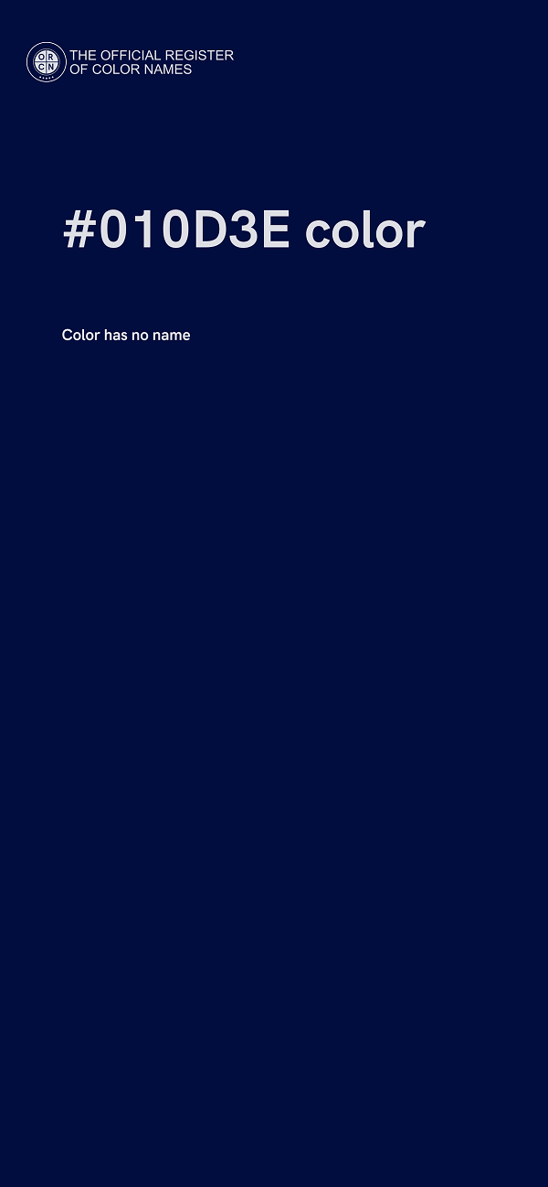 #010D3E color image