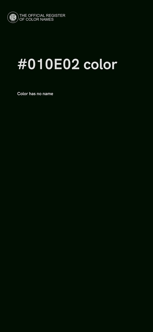 #010E02 color image