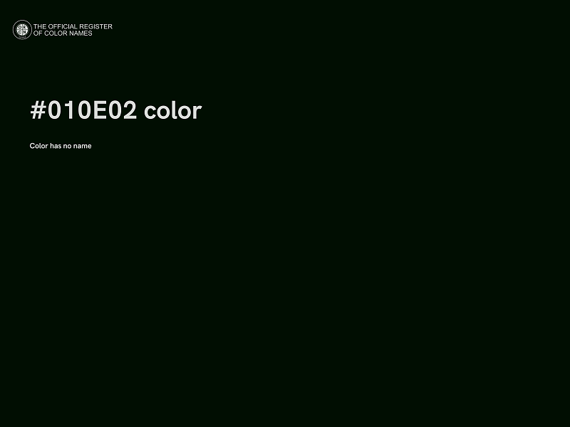 #010E02 color image