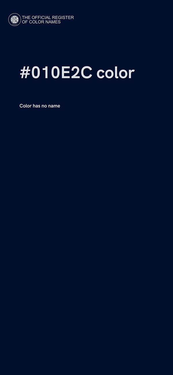 #010E2C color image