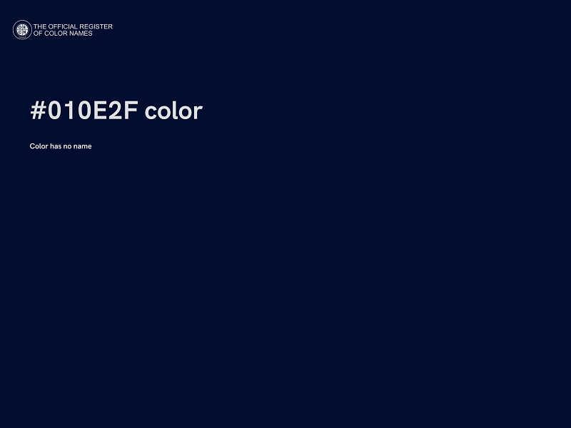 #010E2F color image