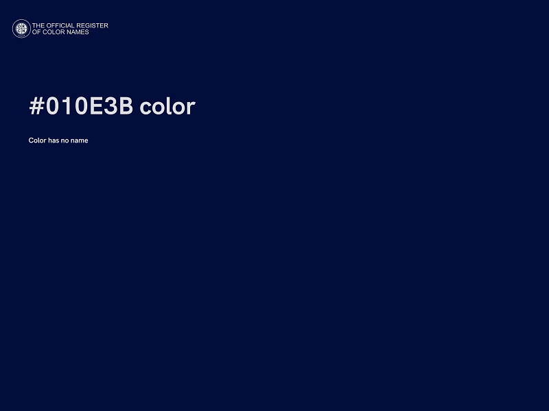 #010E3B color image