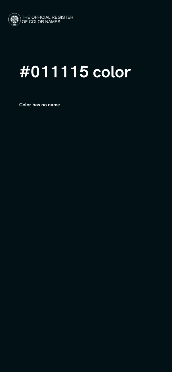 #011115 color image