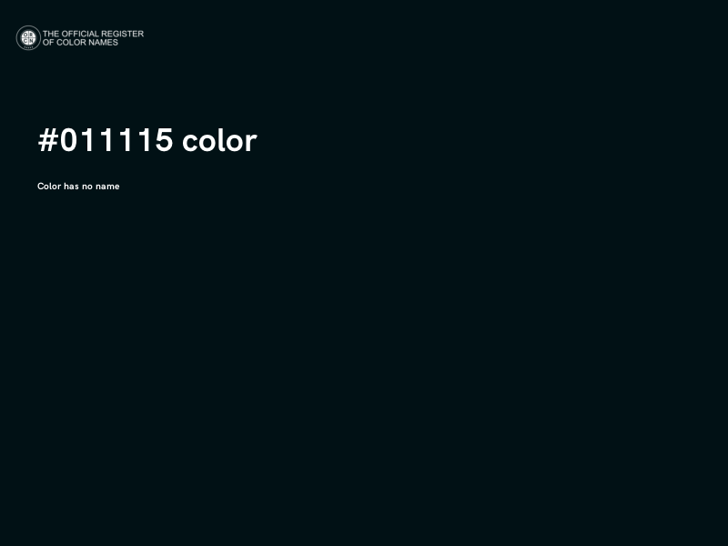 #011115 color image