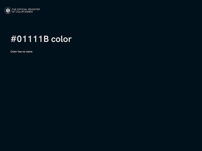#01111B color image