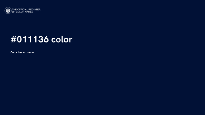 #011136 color image