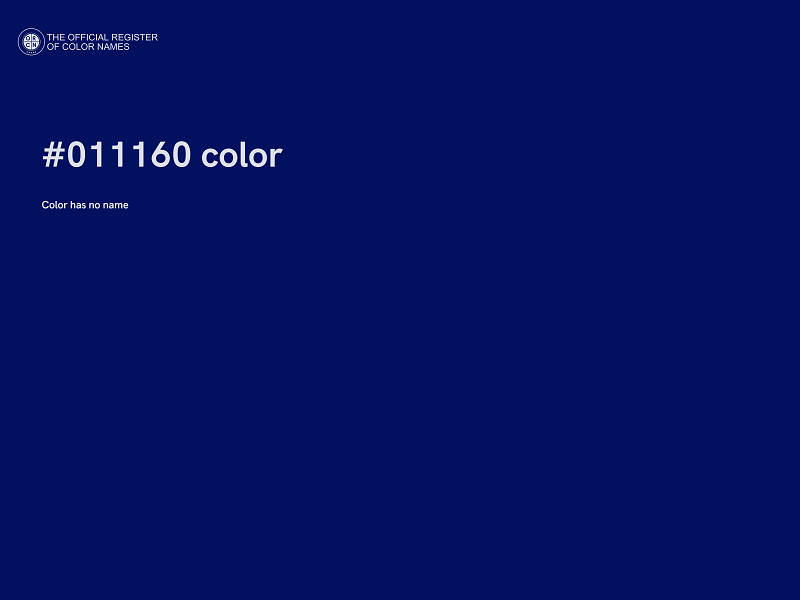 #011160 color image