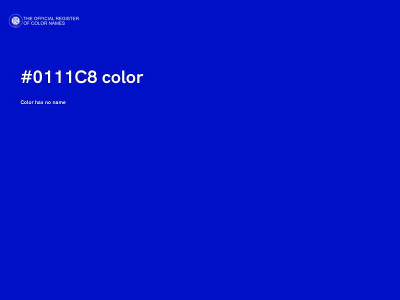 #0111C8 color image