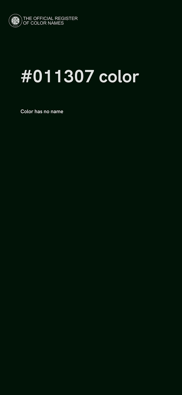 #011307 color image