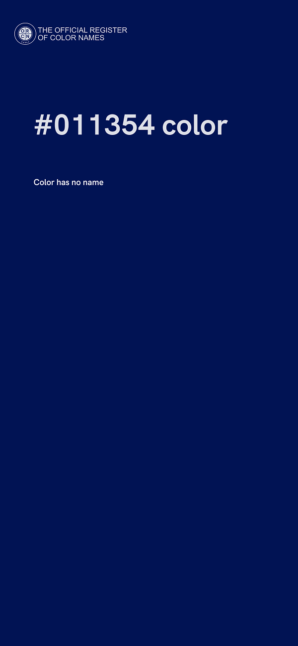 #011354 color image