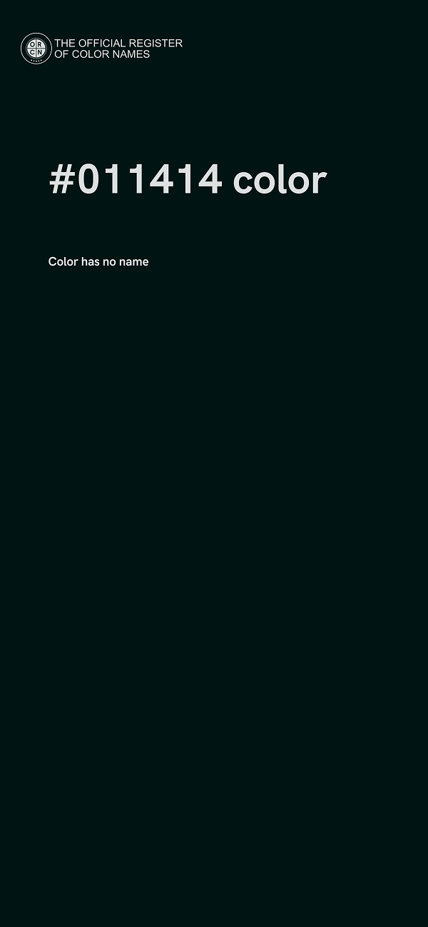 #011414 color image