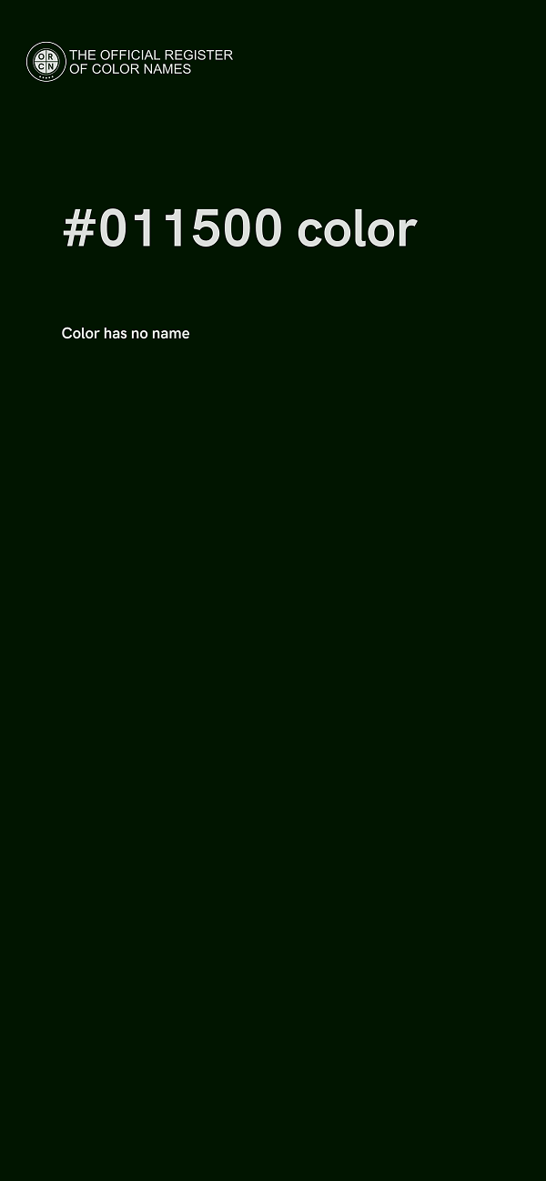 #011500 color image