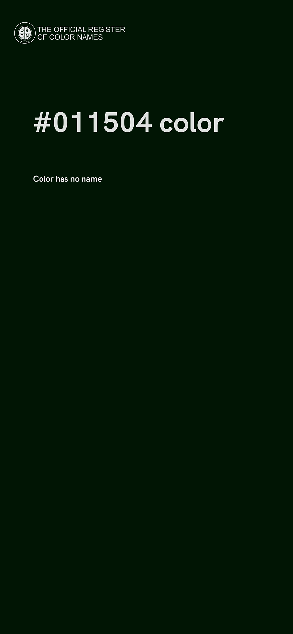 #011504 color image