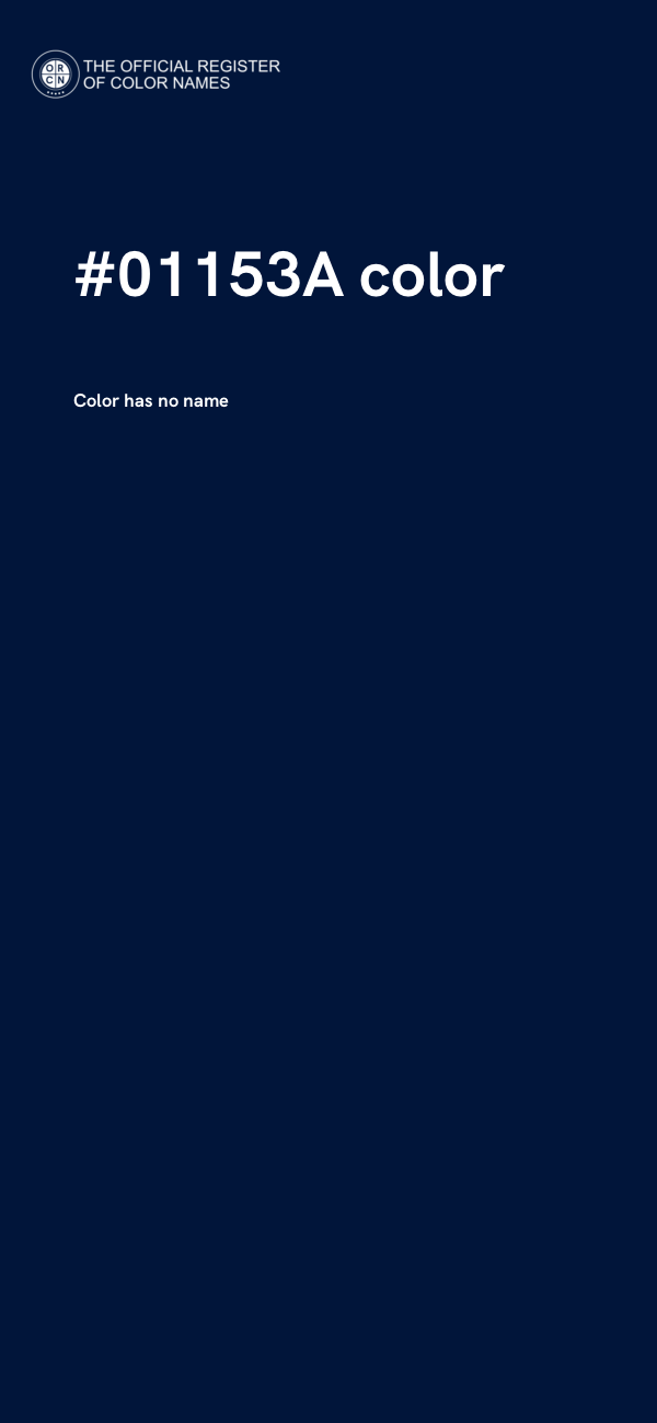 #01153A color image