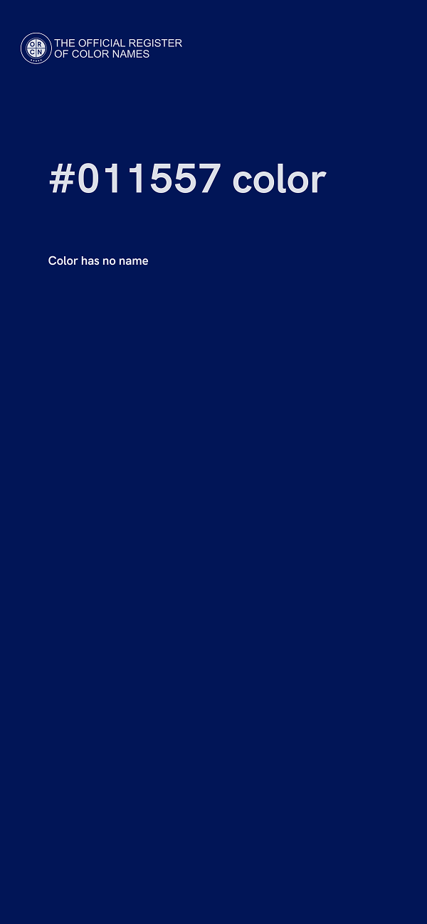 #011557 color image