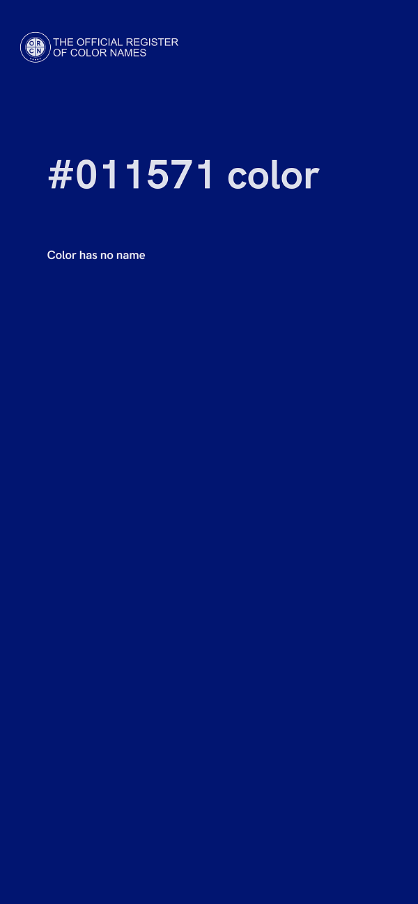 #011571 color image