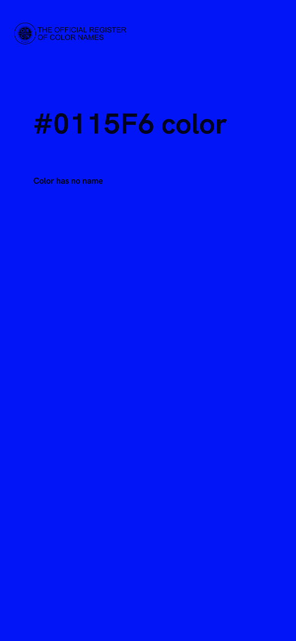 #0115F6 color image
