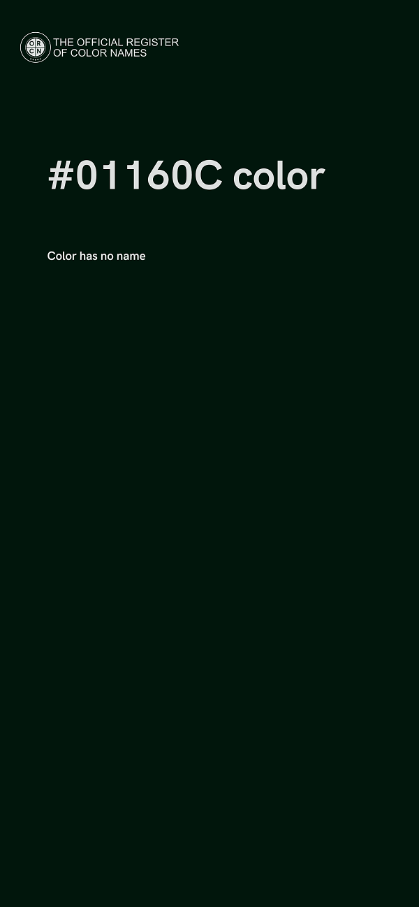 #01160C color image