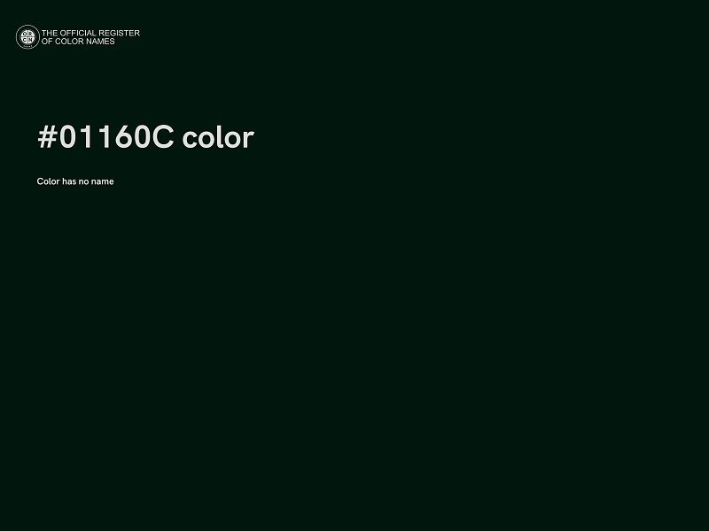 #01160C color image