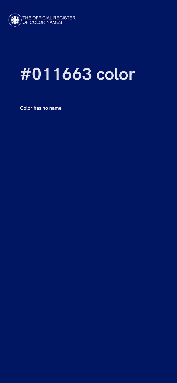 #011663 color image