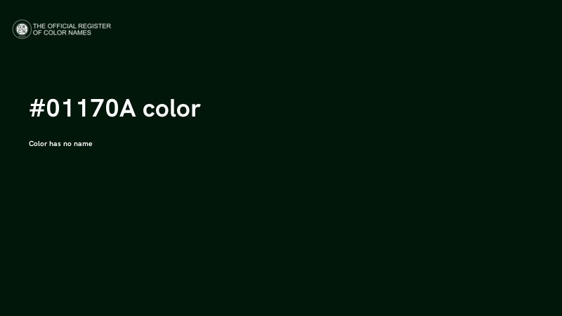 #01170A color image