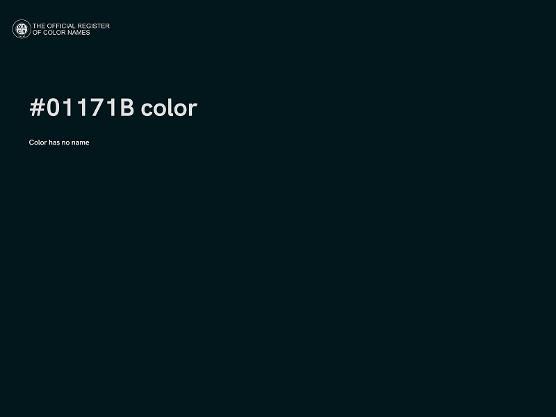 #01171B color image