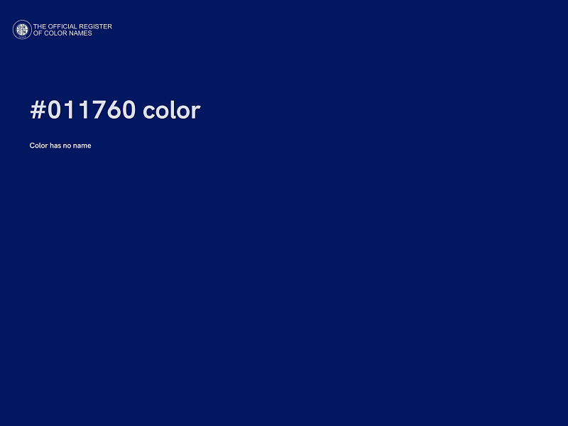 #011760 color image