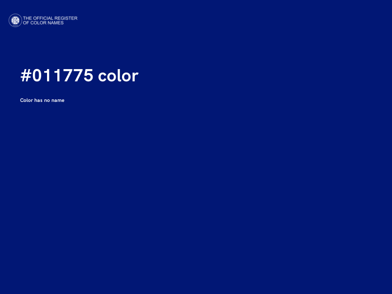 #011775 color image