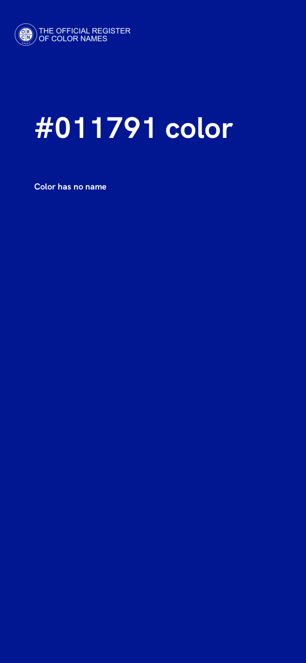 #011791 color image