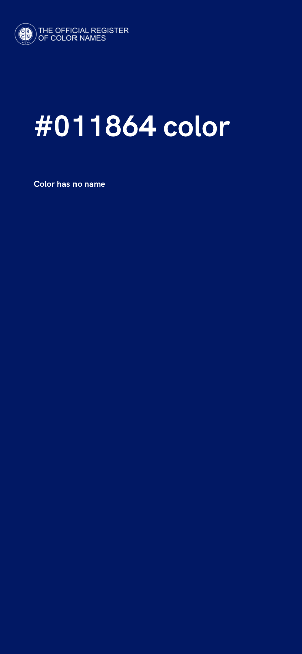 #011864 color image