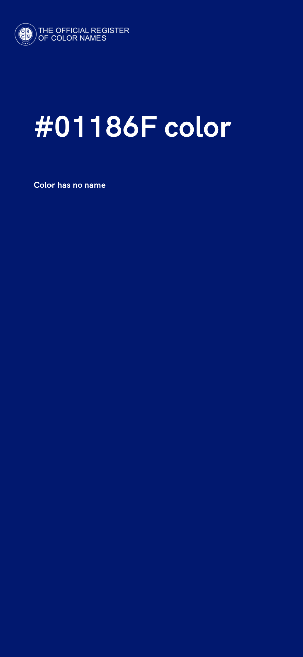 #01186F color image