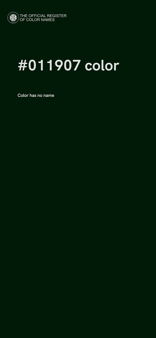 #011907 color image