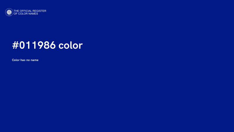#011986 color image