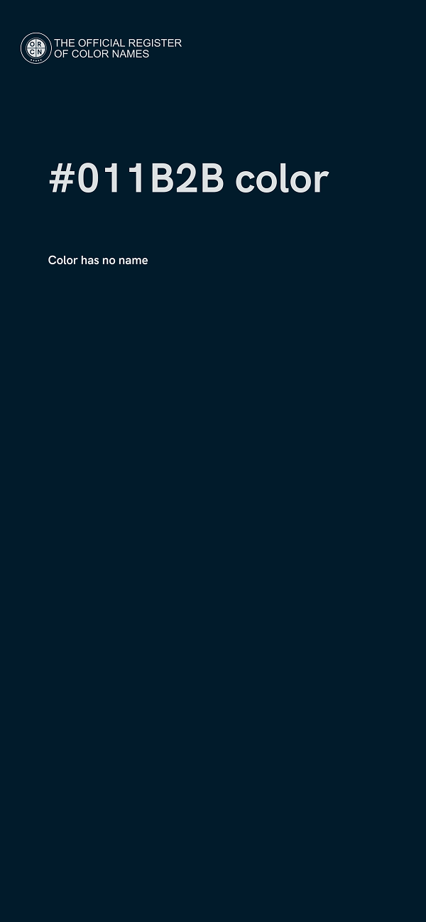 #011B2B color image