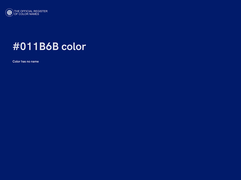 #011B6B color image