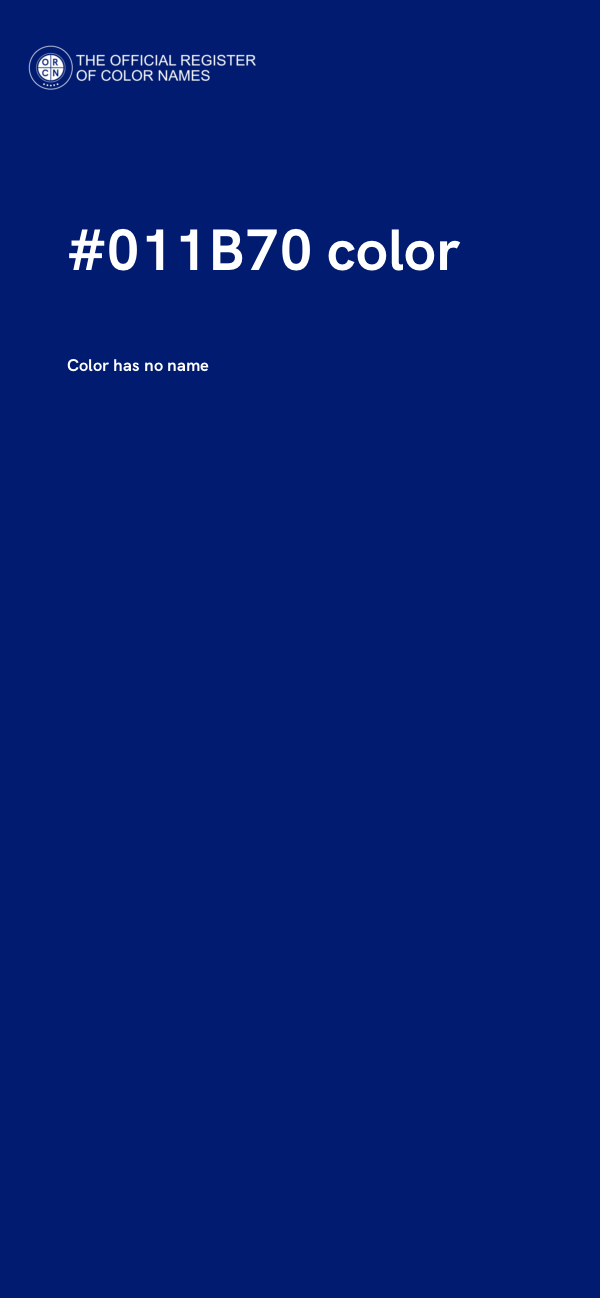 #011B70 color image