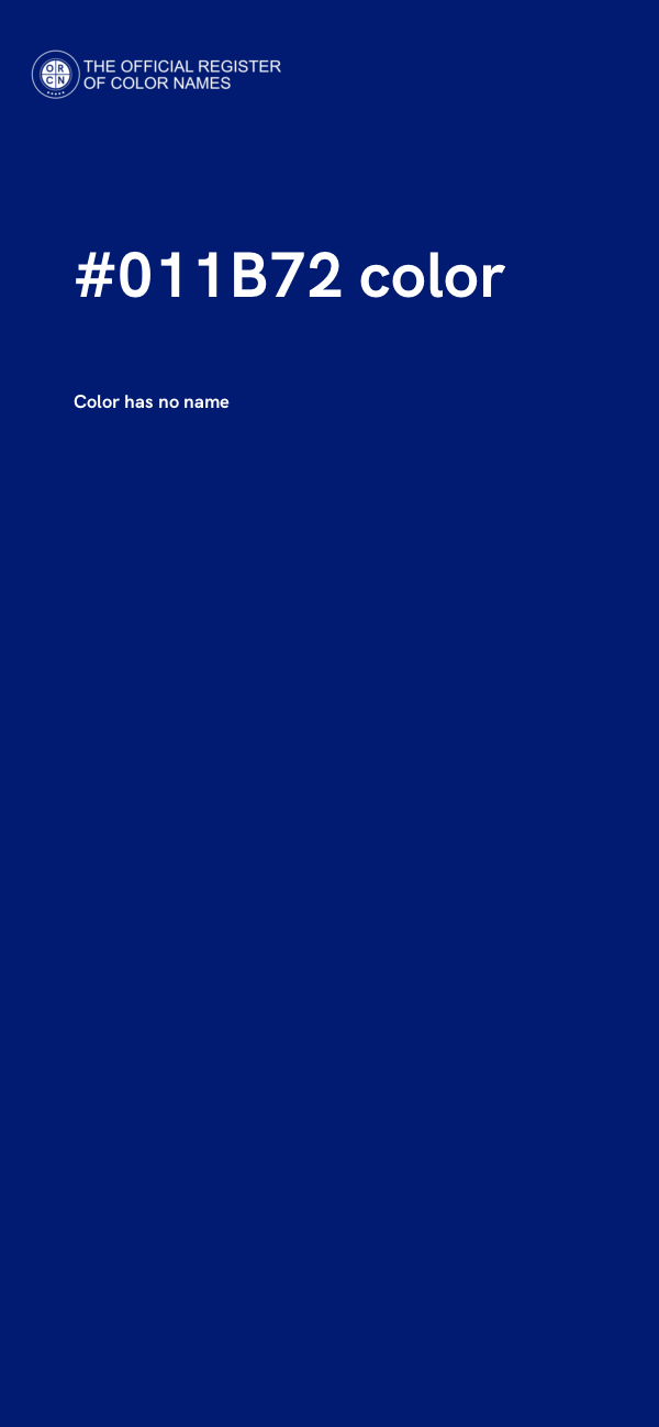 #011B72 color image